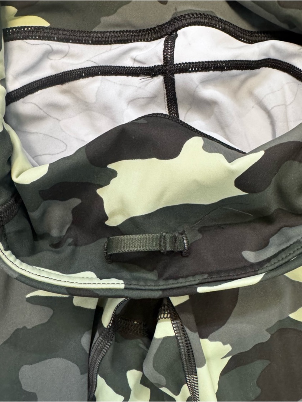 Lululemon Fast & Free Tight Heritage 365 Camo Crispin Green Nulux Ankle Sz. 4 - Picture 7 of 9